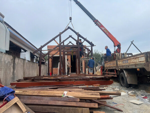 Nhà Gỗ Cà Phê Kiểu 3 Gian Truyền Thống